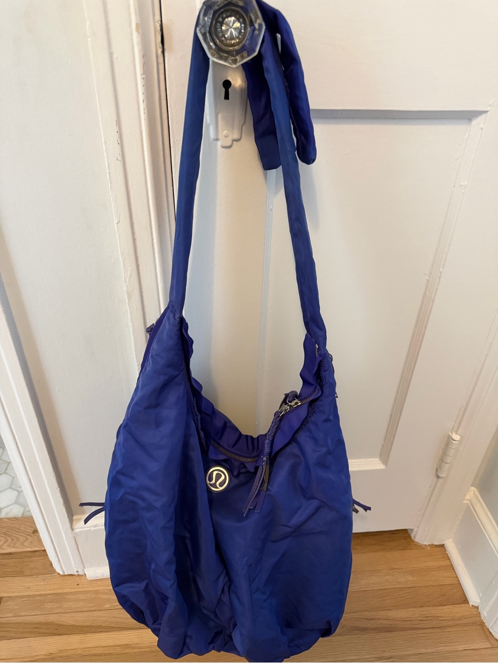 Lululemon Blue Workout Bag